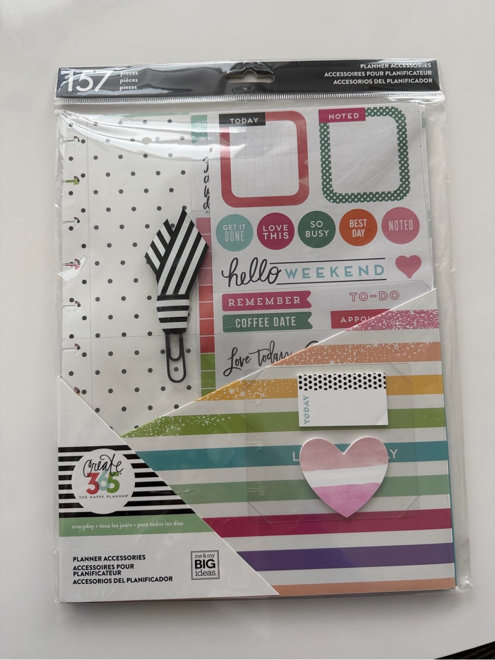 Rainbow Planner Accessories Kit - Multicolor